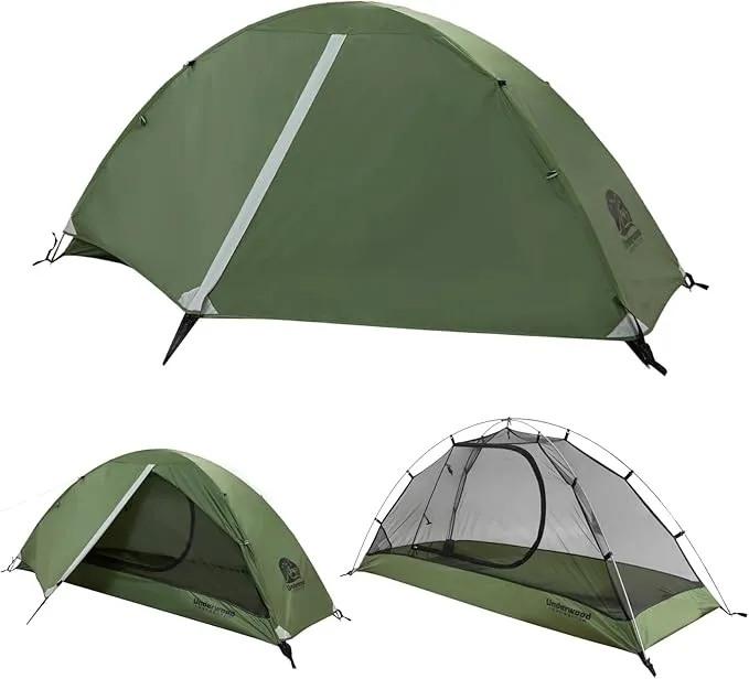 1/2 Person Backpacking Tent for Camping - Ultralight & Waterproof Outdoor Camping Tent 2 Person, Easy Set Up Compact Two Person Tent, Lightweight Two Man Tents for Hiking by Underwood Aggregator