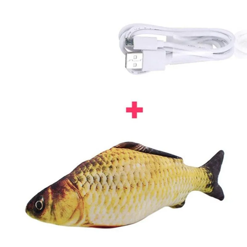 3D Fish Shape Interactive Cat Toy