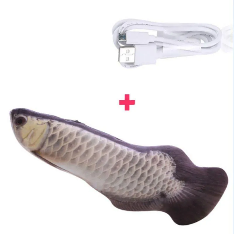 3D Fish Shape Interactive Cat Toy