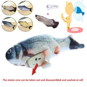 3D Fish Shape Interactive Cat Toy