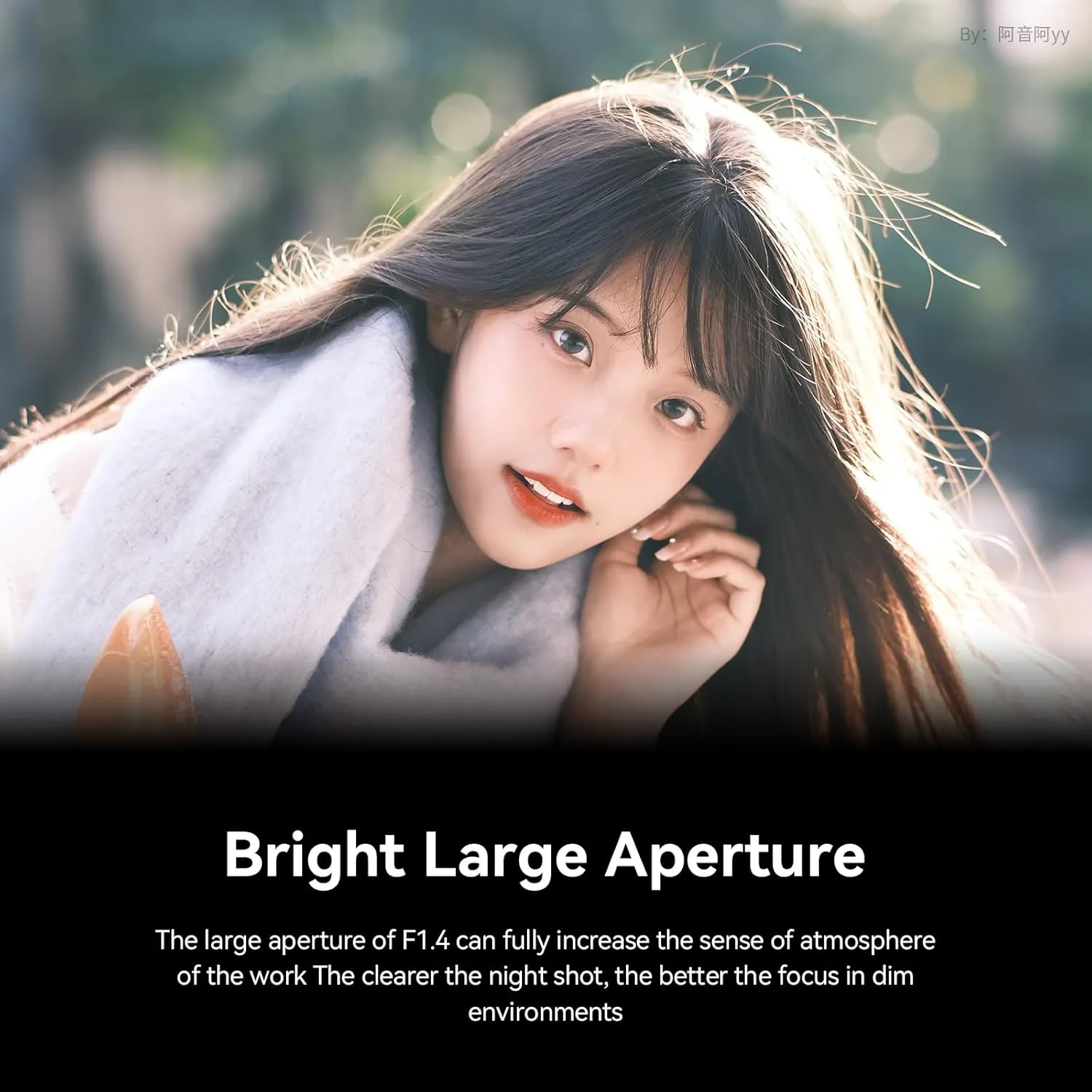 50mm F1.4 Big Aperture APS-C Manual Focus Mirrorless Camera Lens, Fit for Sony Alpha ZV-E10, A7IV, A6400, A7II, A7SIII, A7III, A7C, A6600, A6100, A7RIV, A6000, A7RIII (Black)