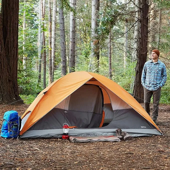 Amazon Basics Dome Camping Tent, 4/8 Person
