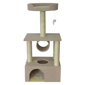 Animal Treasures Cat Tree Scratcher - Condo - 42"