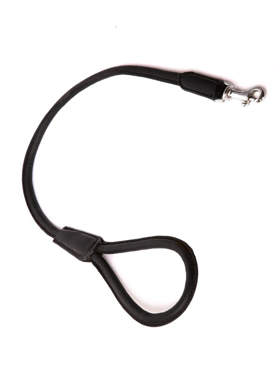 Black Leather Petite Leash
