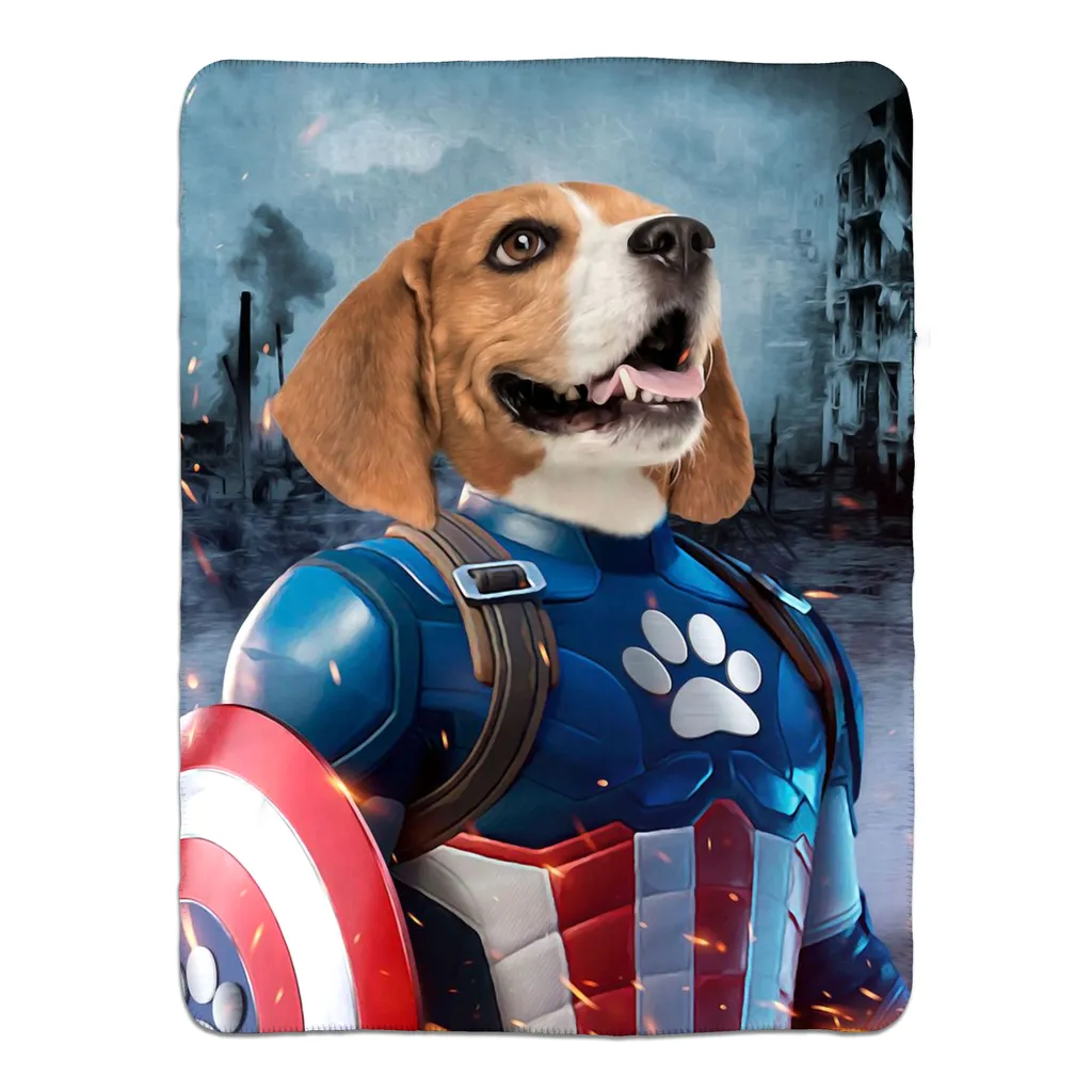 CAPTAIN KIBBLES - FLEECE SHERPA BLANKET