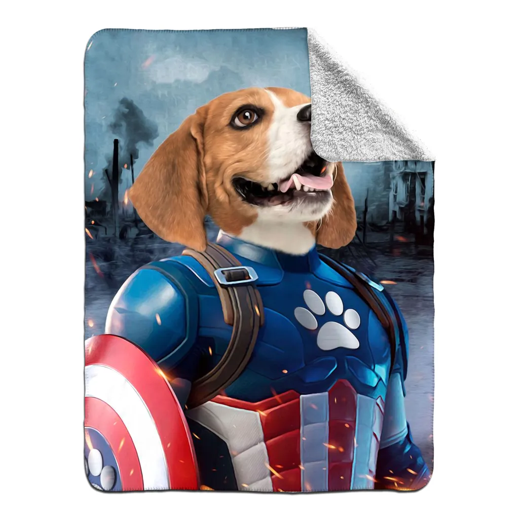 CAPTAIN KIBBLES - FLEECE SHERPA BLANKET