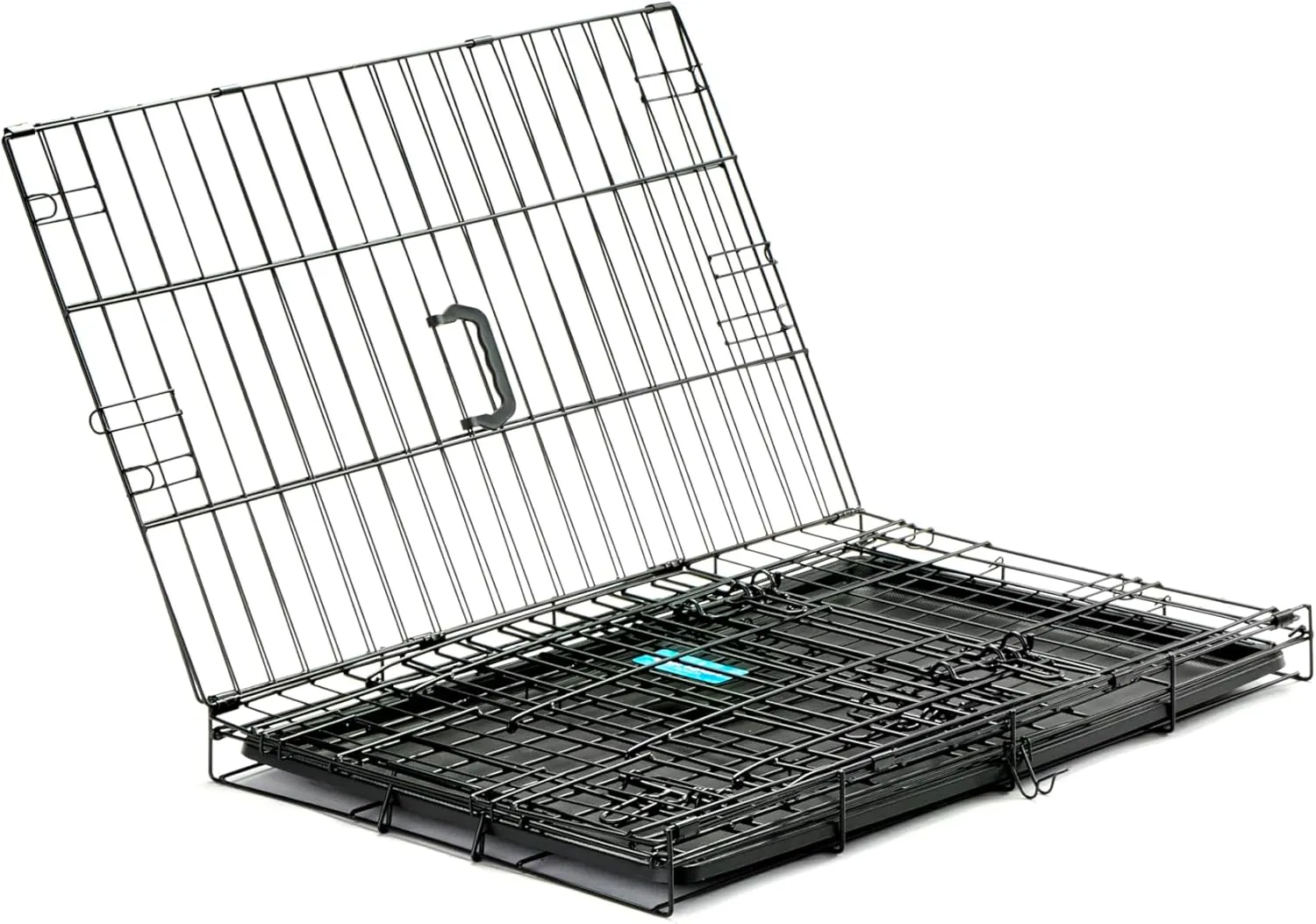 Carlson Secure and Compact Double Door Metal Dog Crate, Medium with Divider Panel