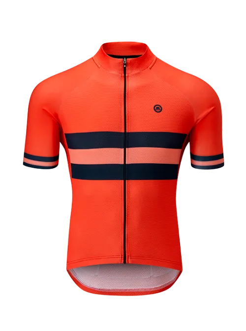 Chapeau! Club Stripe Men Jersey - Dark Coral