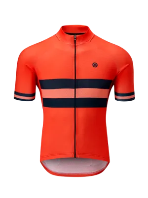 Chapeau! Club Stripe Men Jersey - Dark Coral