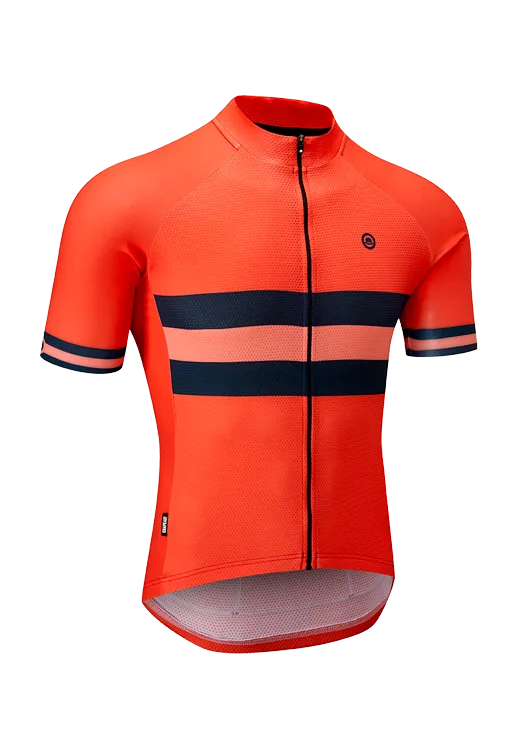 Chapeau! Club Stripe Men Jersey - Dark Coral