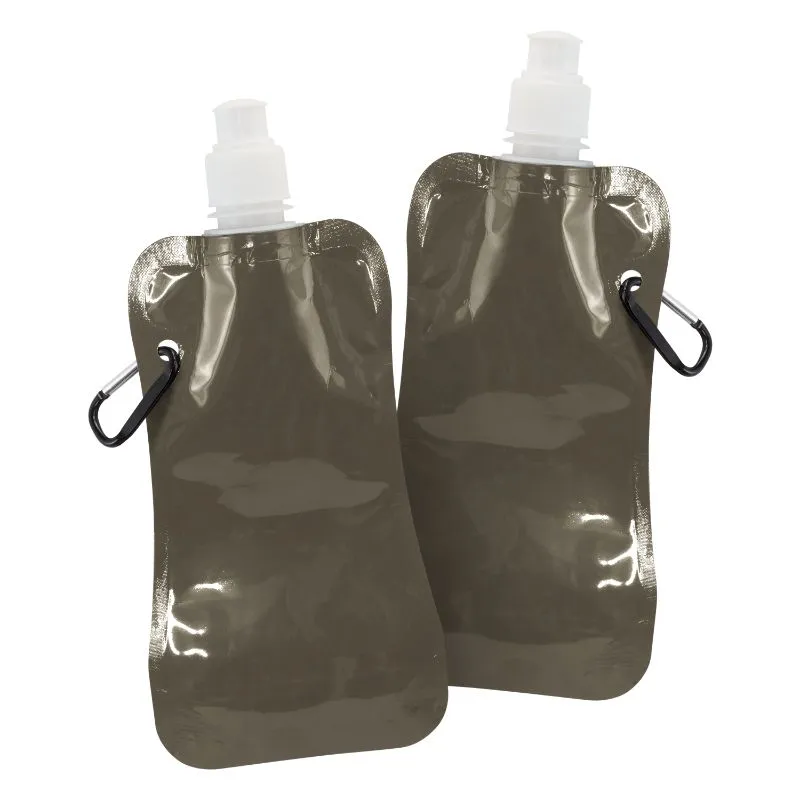 Collapsible Bottle - Translucent Black (Set of 10)