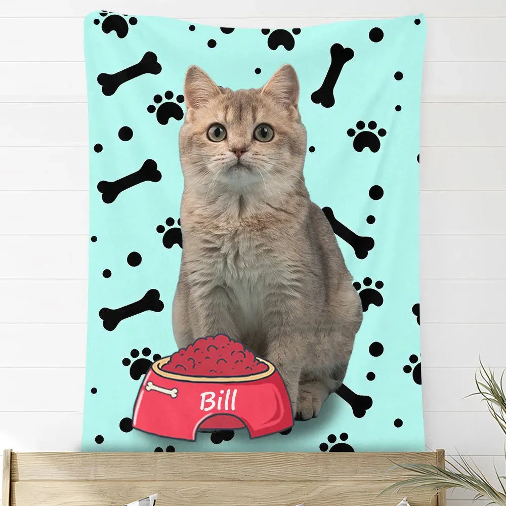 Custom Photo Blankets Personalized Photo Fleece Blanket Painting Style Blanket-For Pet 31