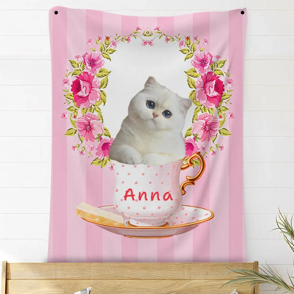 Custom Photo Blankets Personalized Photo Fleece Blanket Painting Style Blanket-For Pet 32