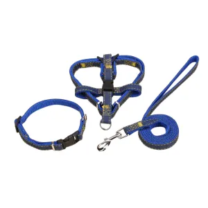 Denim Harness And Leash Set