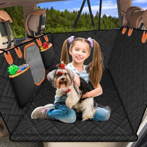 Dog Car Seat Back Seat Pet Cover Back Seat Extender for Dogs Hard Bottom Dog Bed for Car Truck Bed Extender Travel for SUV