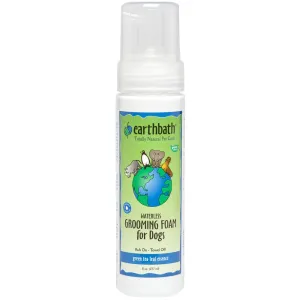Earthbath Green Tea Leaf Essence Waterless Grooming Foam For Dogs 7.5oz