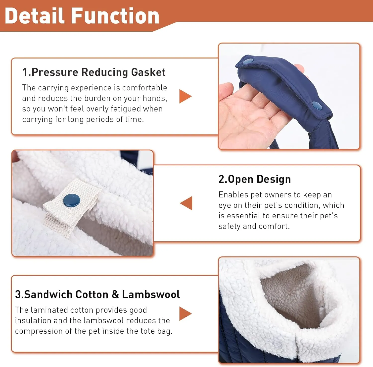 ETIAL Small Dog Carrier Purse, Winter Fleece Warm Dog Tote Bag Carrier with Secure Harness Clip for Puppy Kitten, Waterproof Pet Travel Handbag for Shopping, Hiking and Walking (Grey)