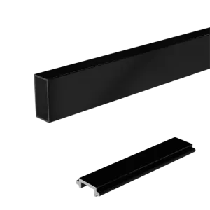 Fencing Peak Aluminium Balustrade 1800mm Black Wide Baluster And Spacer Kit