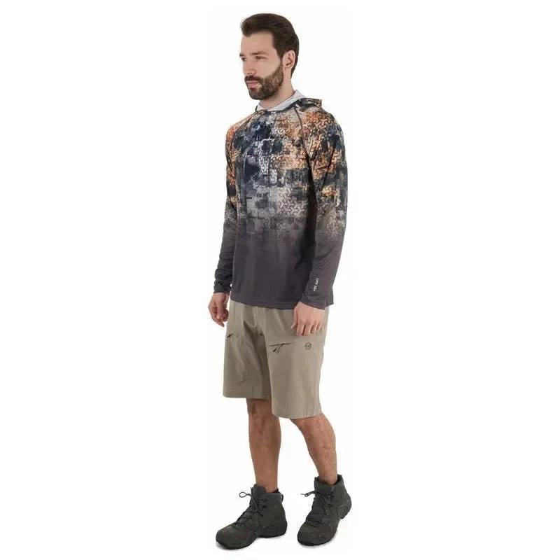FHM Hoodie Mark V2 Print Orange/Grey
