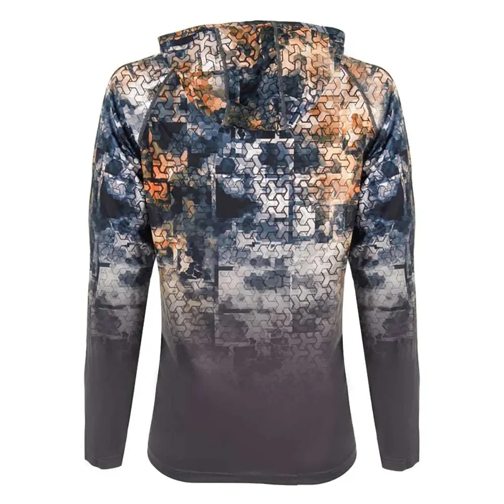 FHM Hoodie Mark V2 Print Orange/Grey