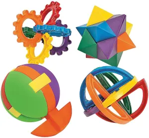 Fun Express Plastic Balls Puzzle (1 Dozen)