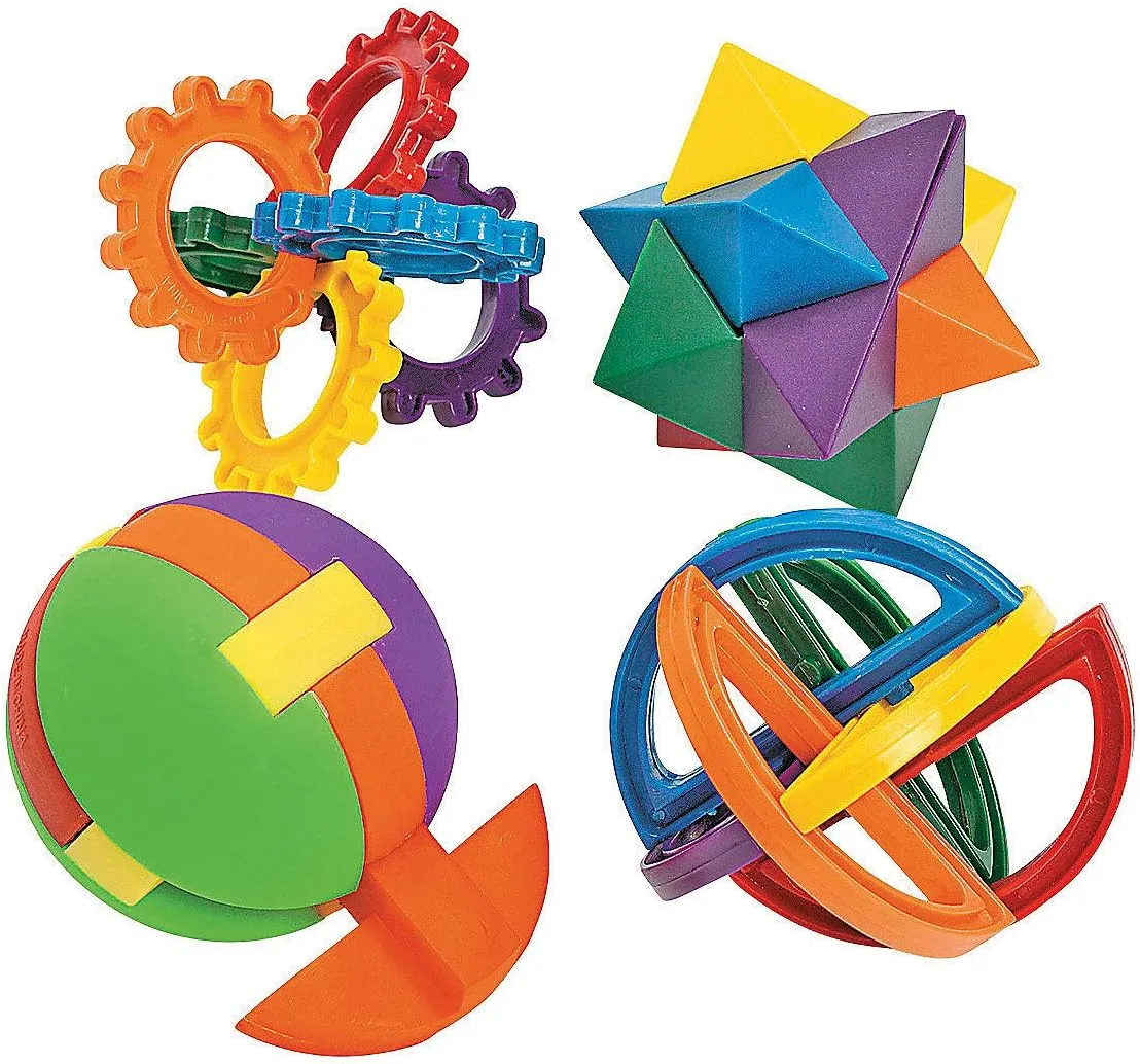Fun Express Plastic Balls Puzzle (1 Dozen)