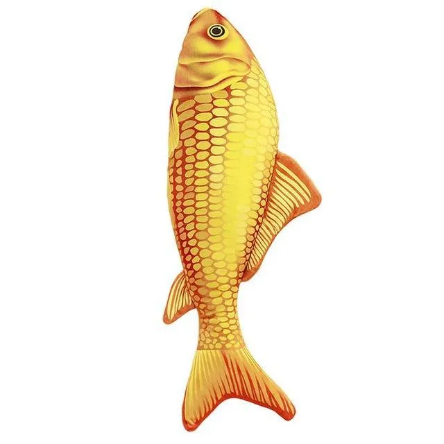Goldfish Cat Toys with Catnip Plush Stuffed Fishes Cutest Interactive Cat Chew Toys