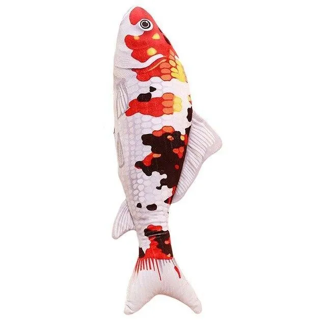 Goldfish Cat Toys with Catnip Plush Stuffed Fishes Cutest Interactive Cat Chew Toys