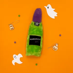 Halloween Happy Hour Crusherz Frankenstein Wine Dog Toy