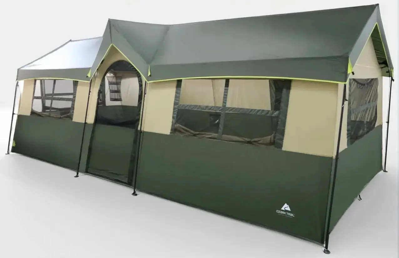 Hazel Creek 12 Person 3-Room Cabin Tent