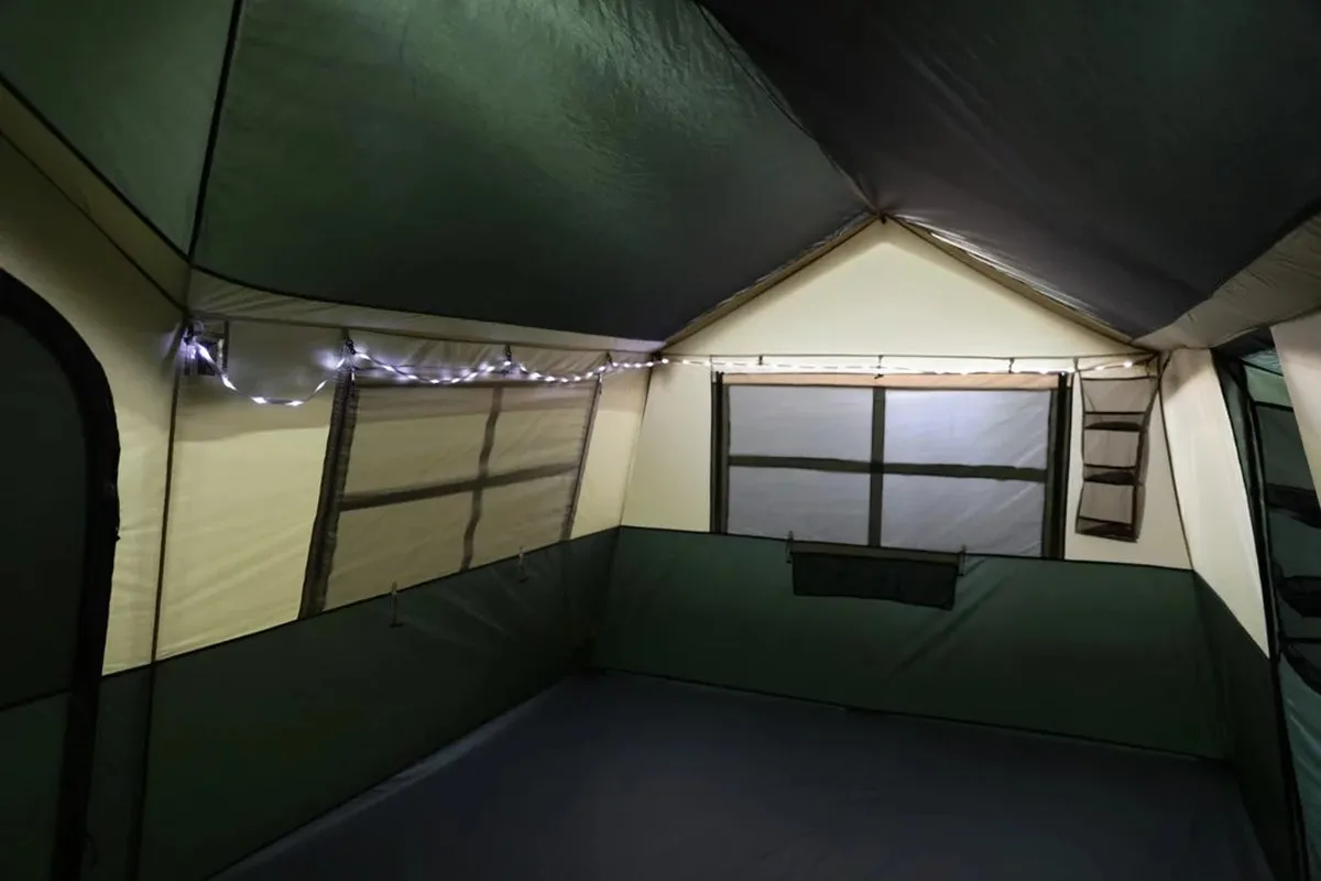 Hazel Creek 12 Person 3-Room Cabin Tent