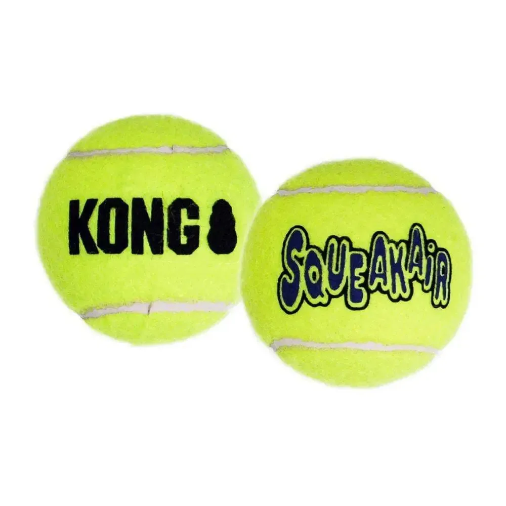 Kong SqueakAir Balls Dog Toys Yellow