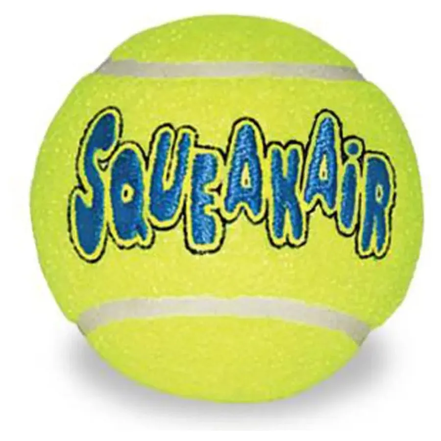 Kong SqueakAir Balls Dog Toys Yellow