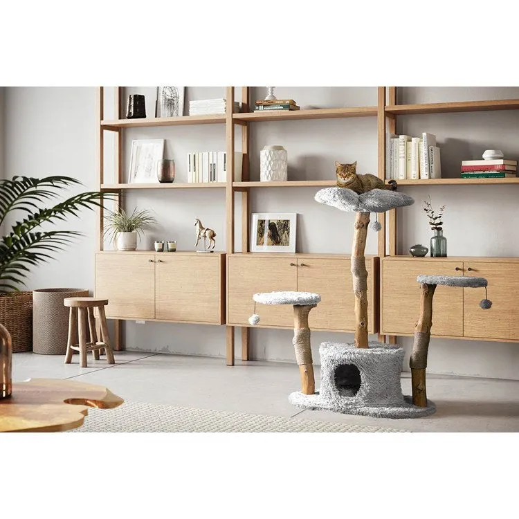 Leone Cat Tree - Gray