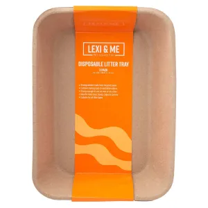 Lexi & Me Disposable Litter Tray 3 Pack