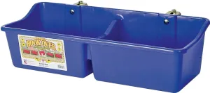Little Giant HFP24DBLUE Hook Over Feeder, 2 qt Volume, Polyethylene/Steel Bracket, Blue :EA: QUANTITY: 1