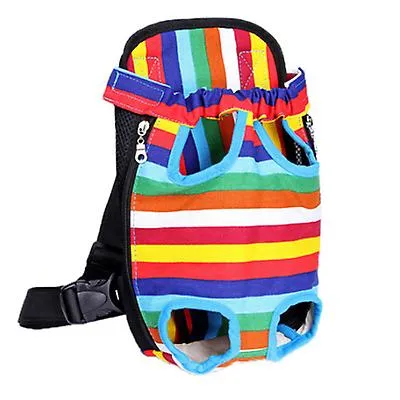 M 30*20cm pink Outdoor portable pet bag, breathable Mesh backpack for cats and dogs AZ19620