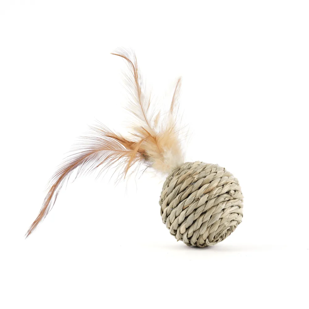 M Pets Natura Seagrass Roll & Ball Toy for Cats