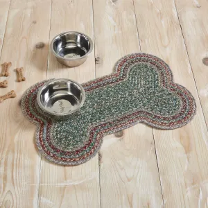 Multi Colored Bone Rug Indoor/Outdoor 15" x 23"