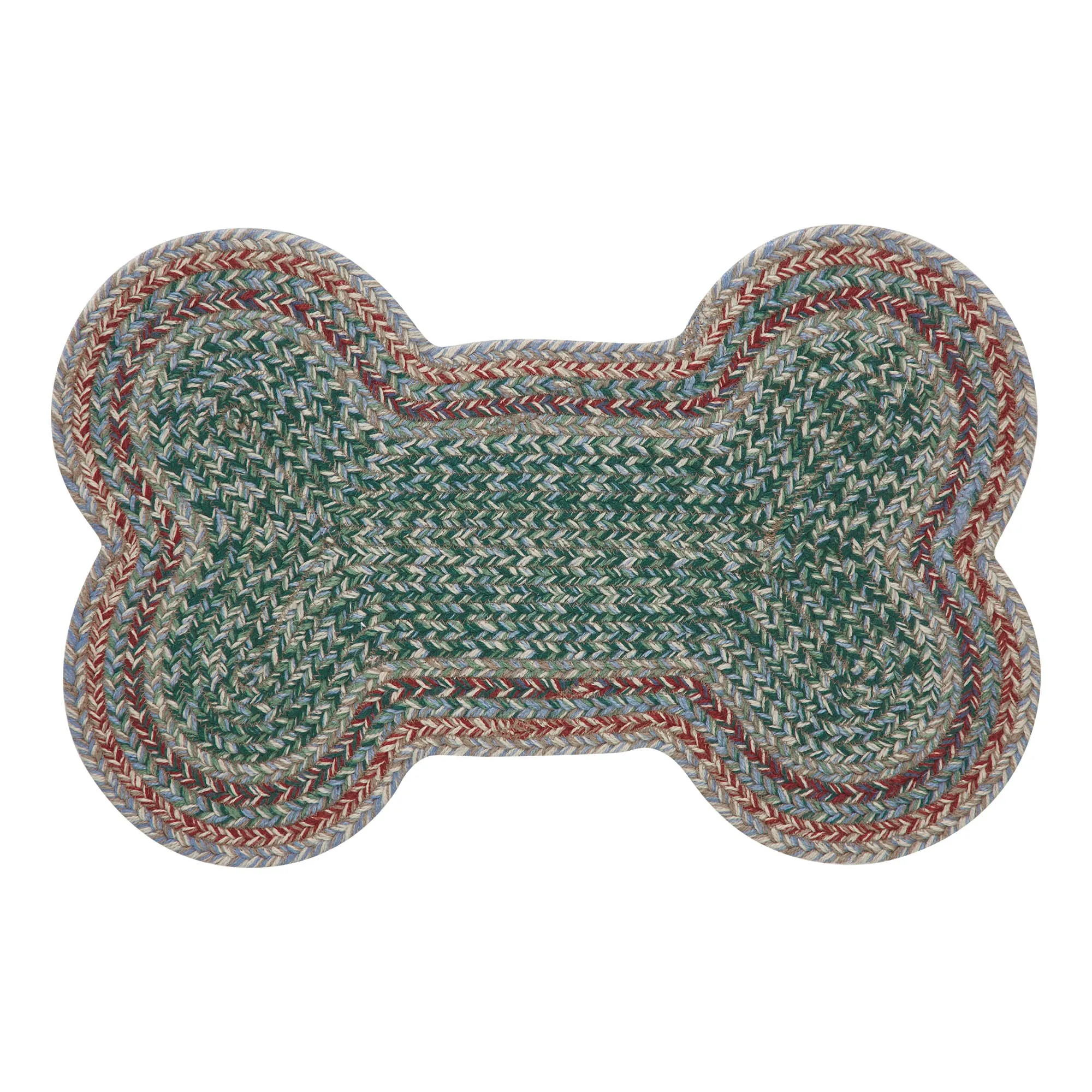 Multi Colored Bone Rug Indoor/Outdoor 15" x 23"