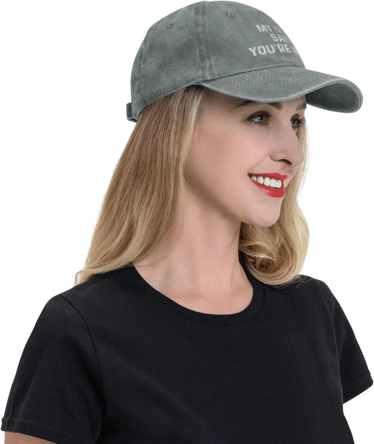 My Dog Said You're A Hoe Hat Women Funny Baseball Hat Funny Birthday Gifts for Women