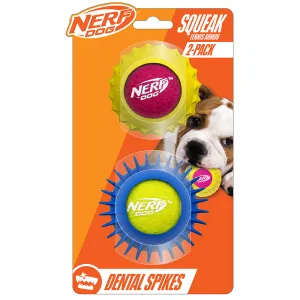 Nerf Dog Squeak Tennis Armor Toy for Dogs