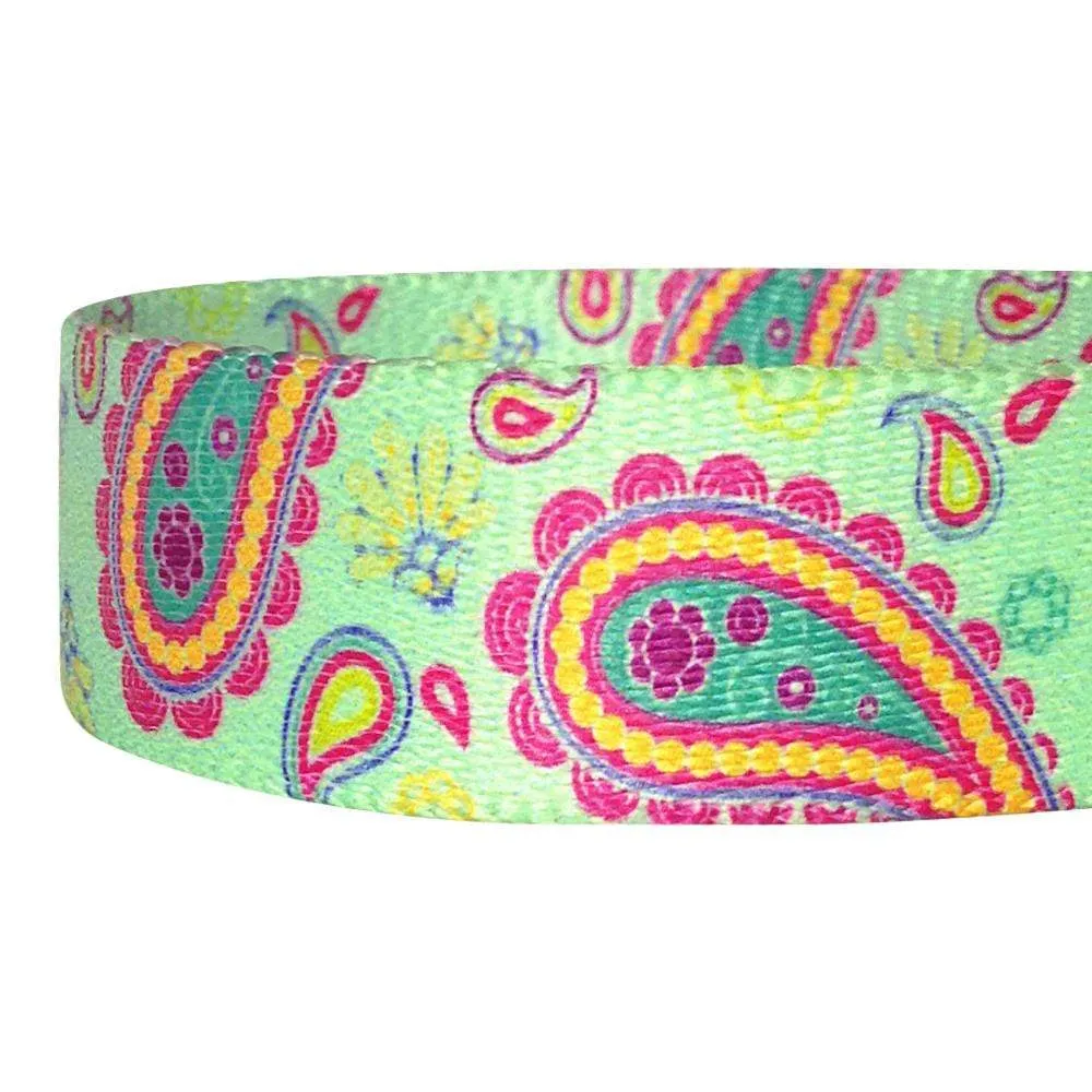 Paisley Print Dog Leash