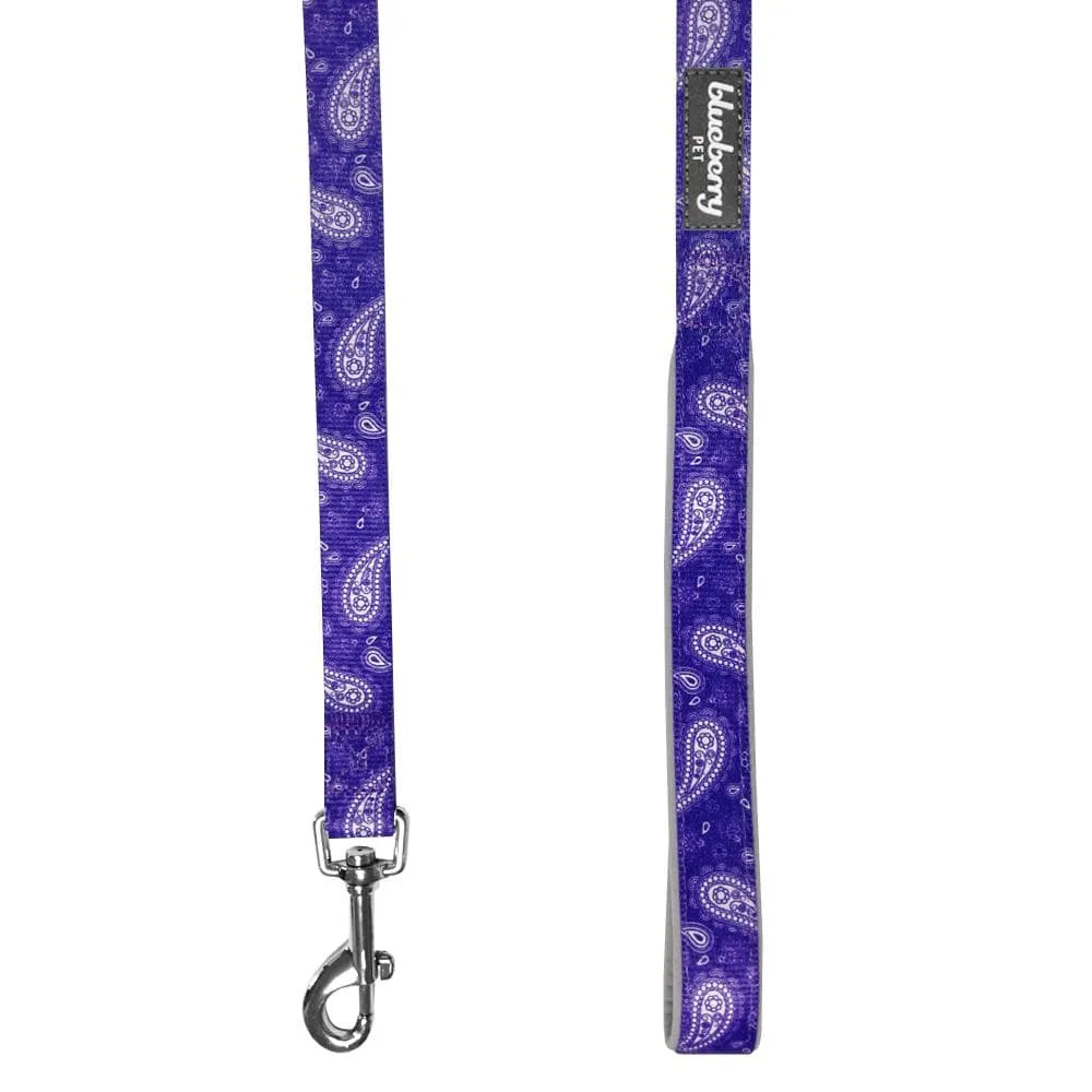 Paisley Print Dog Leash
