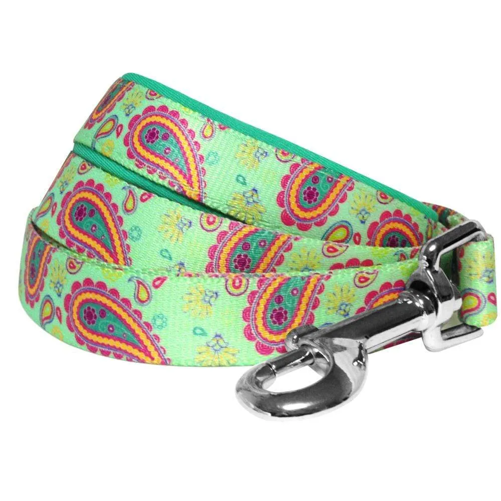 Paisley Print Dog Leash