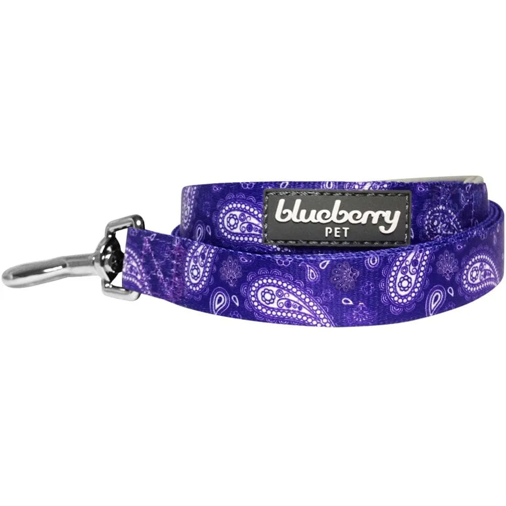 Paisley Print Dog Leash