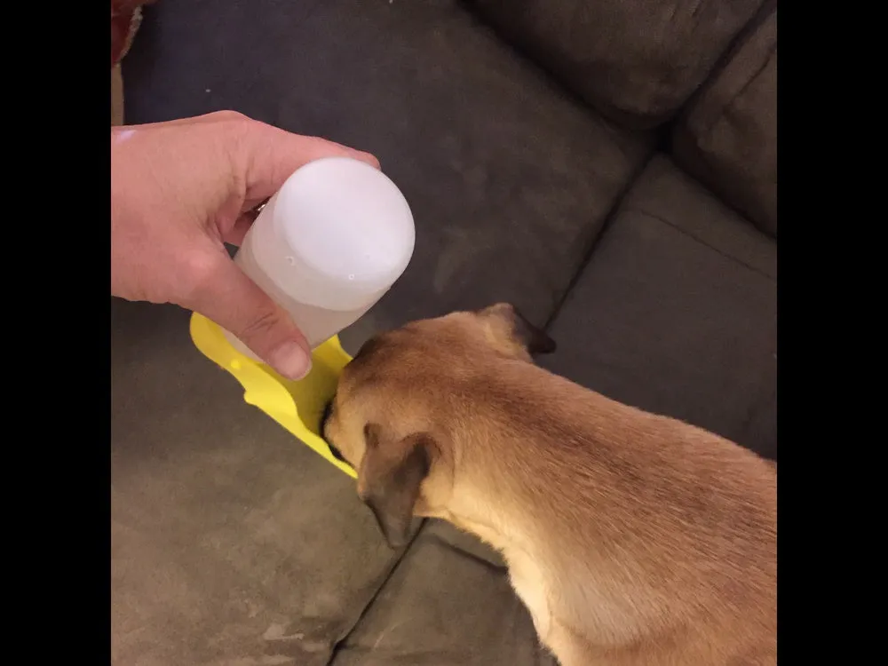 Pet Care portable Water bottle 250ML Outdoor Portable Pet Dog Water Bottles Fordable Tank Drinking Design Travelling Bowl Feeding