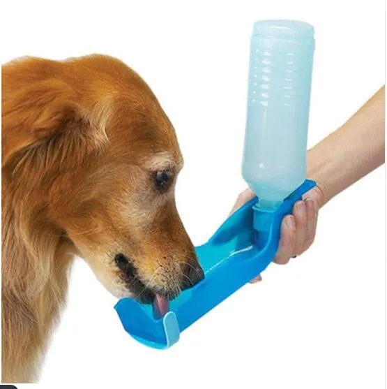 Pet Care portable Water bottle 250ML Outdoor Portable Pet Dog Water Bottles Fordable Tank Drinking Design Travelling Bowl Feeding