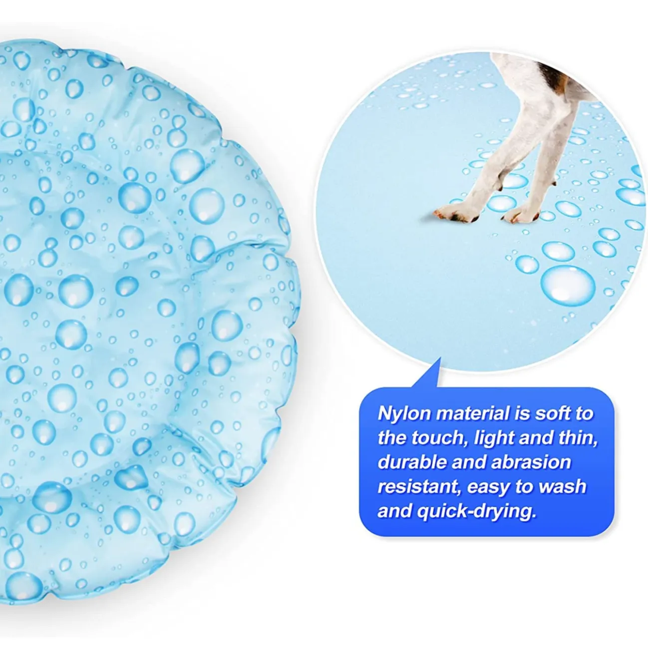 Pet Self Cooling Round Bed