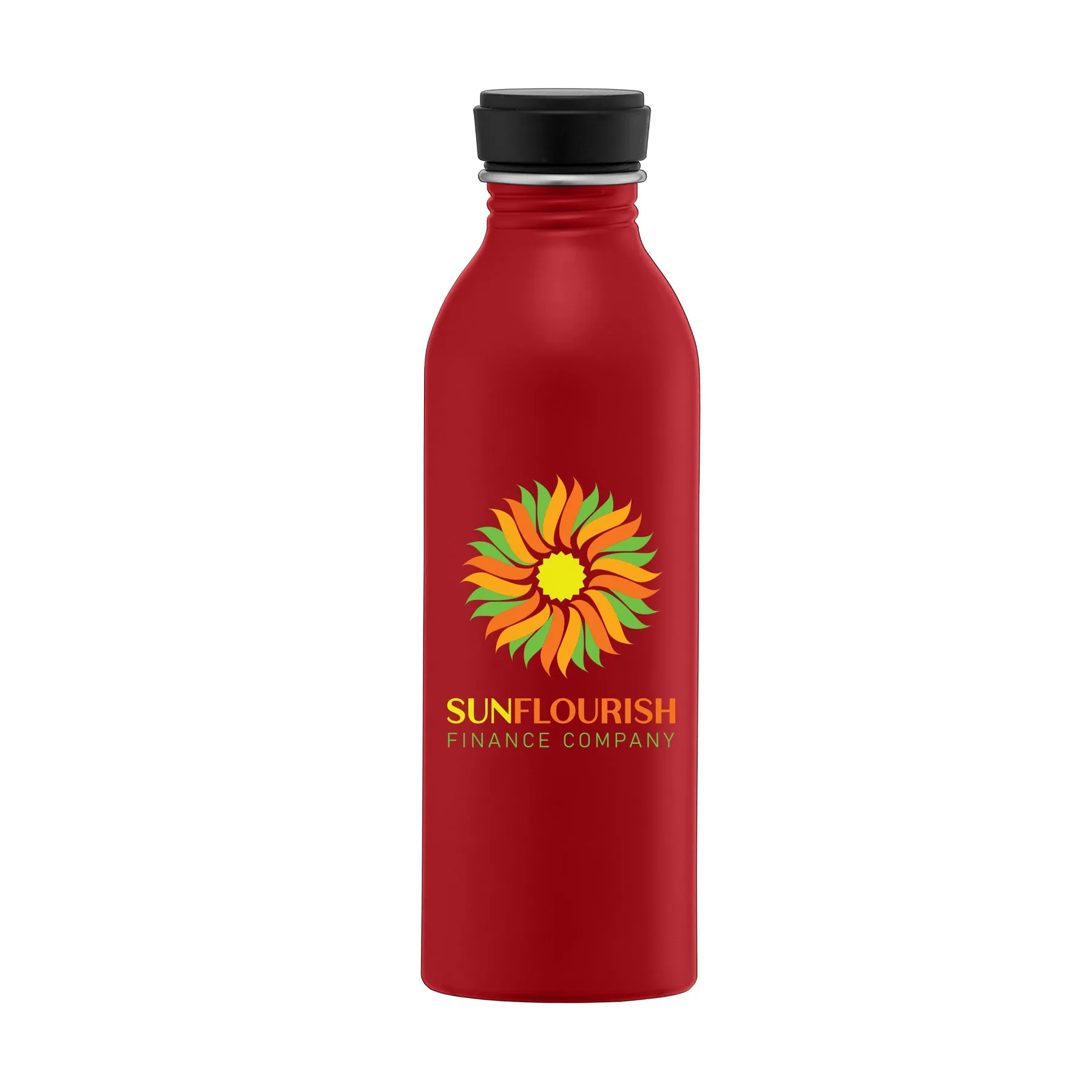 Promotional Rio 17 oz. Single Wall Aluminum Water Bottle Printed in Full Color